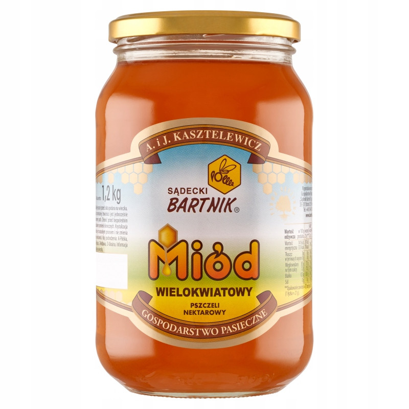 Sądecki Bartnik Med mnohokvětý včelí nektarový 1,2 kg