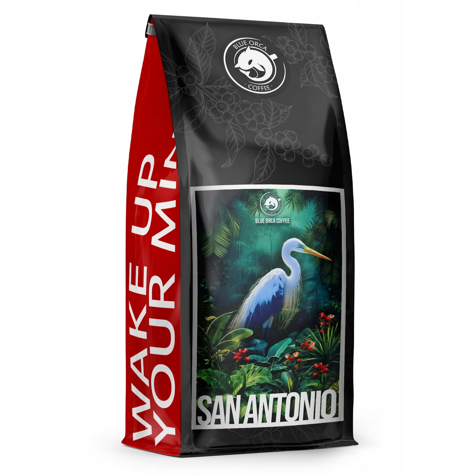 Káva zrnková 1kg San Antonio 100% Arabica Čerstvě pražená Blue Orca Coffee