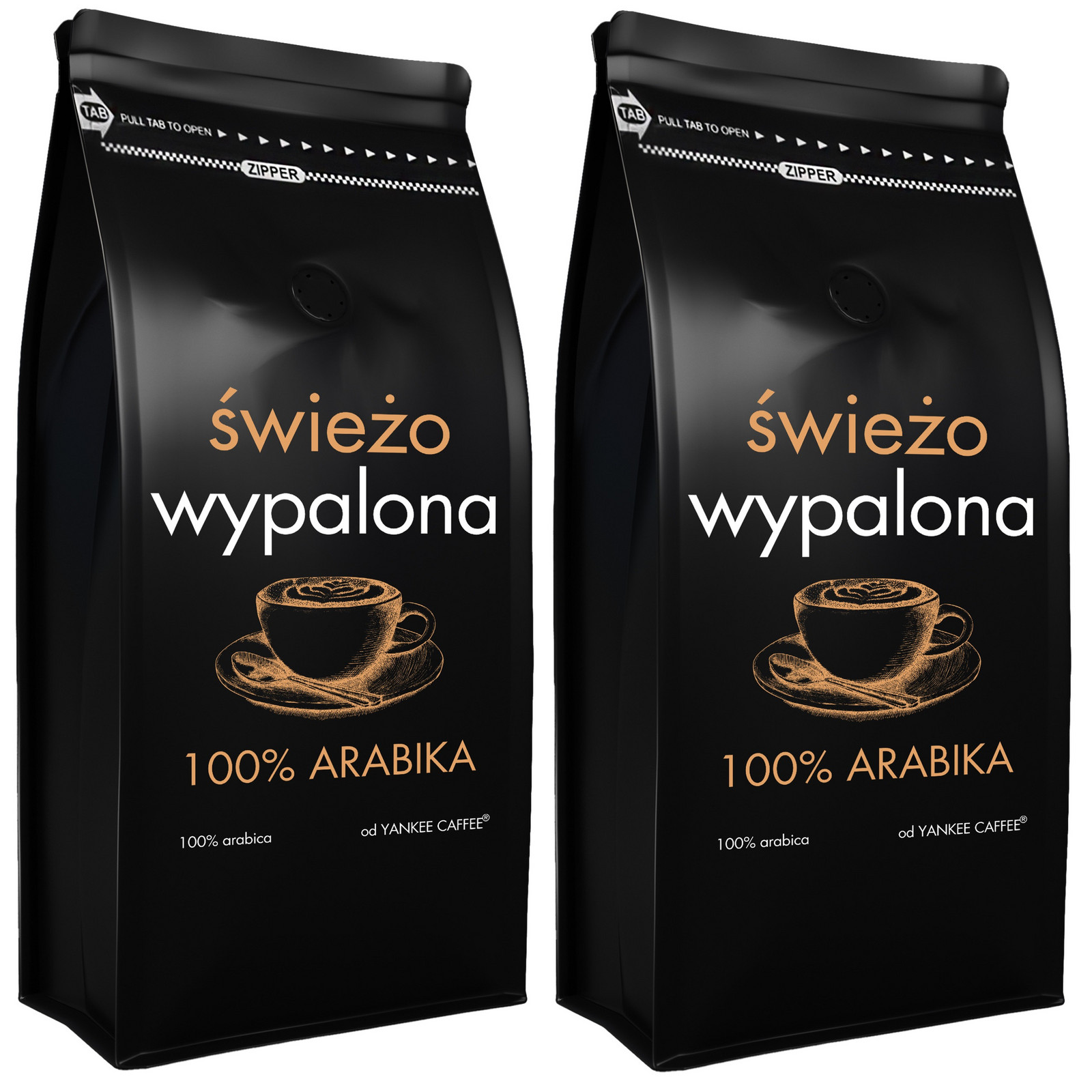 Káva zrnková 2kg Čerstvě Pražená 100% Arabica (2x1kg) Do kávovaru