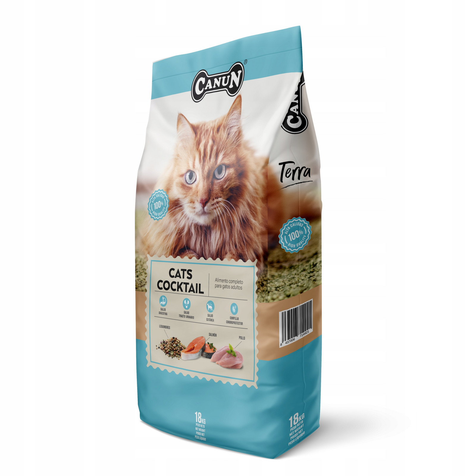Canun Terra Cats Cocktail 18 kg pro dospělé kočky