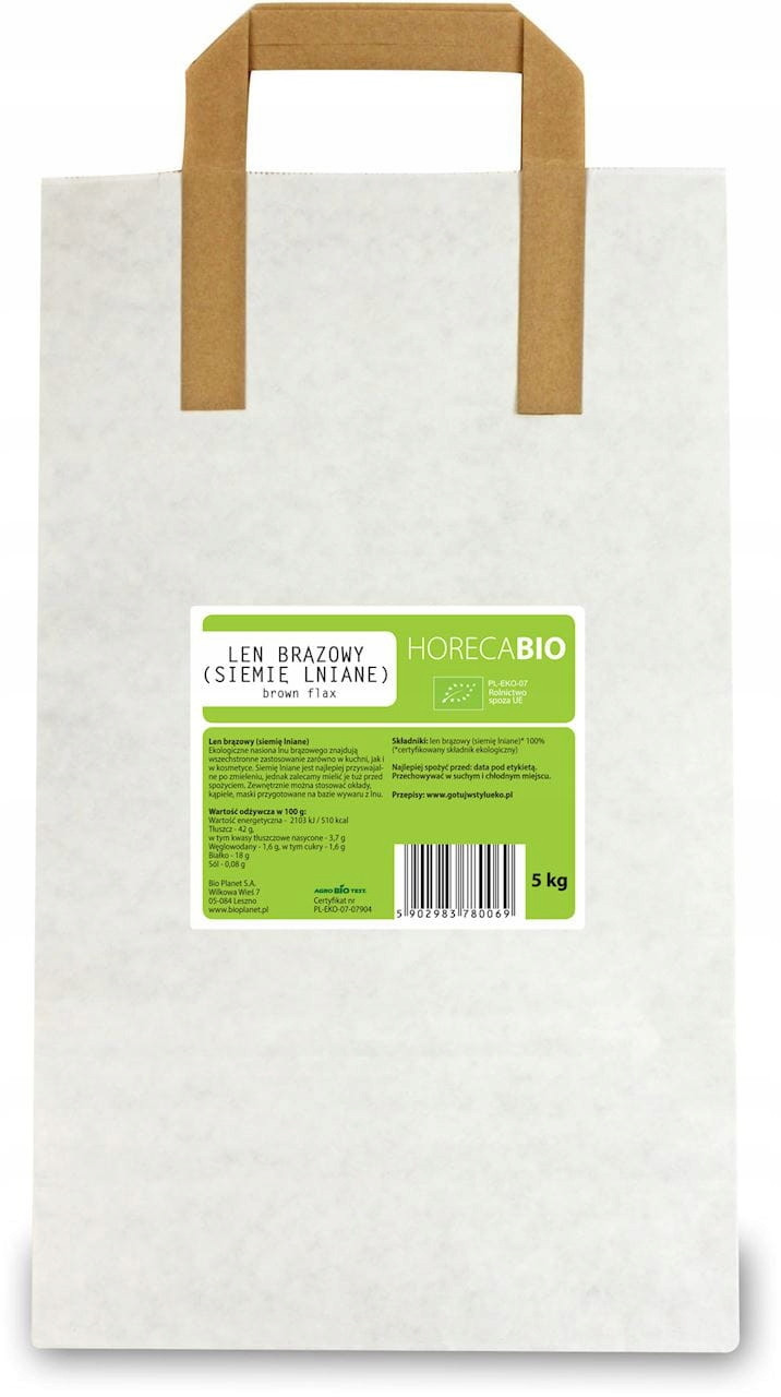Len hnědý (lněné semínko) Bio 5 kg Horeca (1)