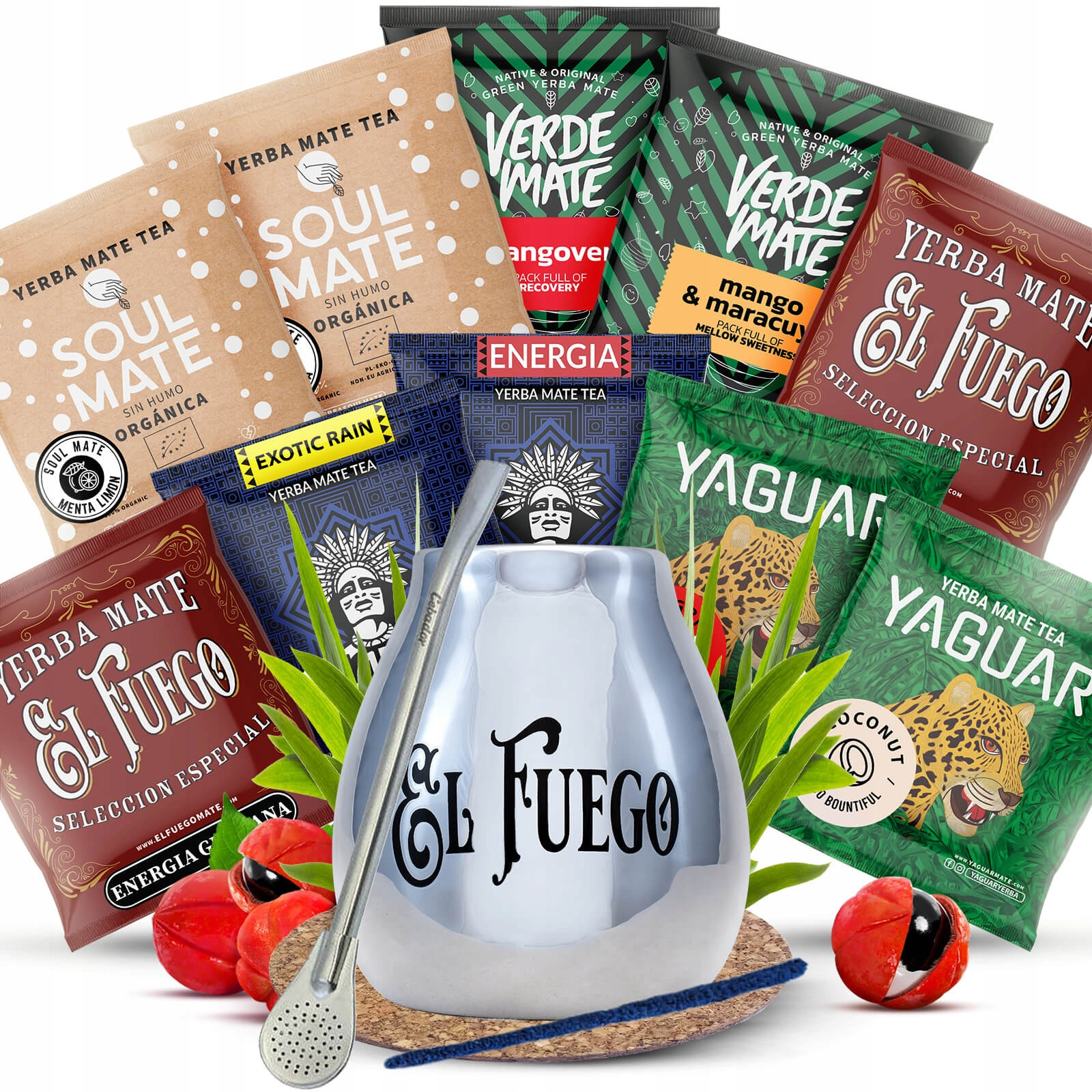 Yerba Mate 10x50g MIX Tropical Energie Guarana