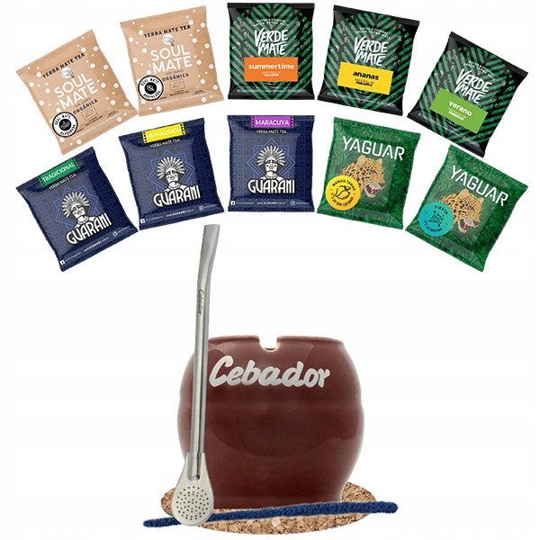 Startovací sada Yerba Mate nejlepší druhy 10x50