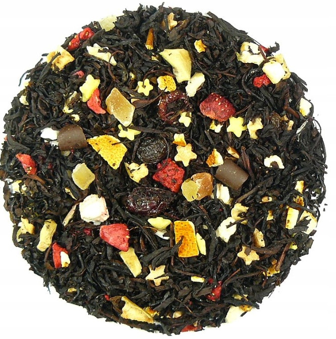 Čaj černý Yunnan Vánoční Dopis Santovi Čokoláda jahoda 1kg