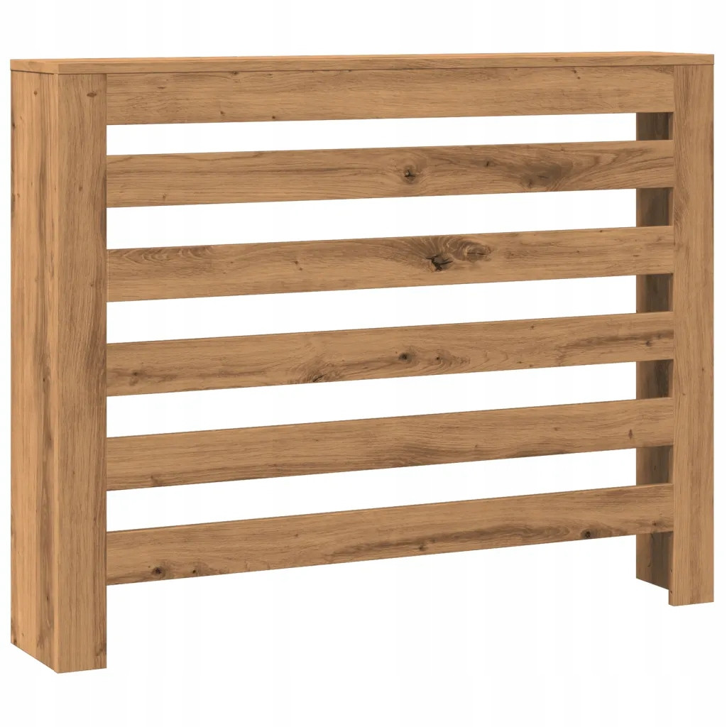 Kryt na radiátor, dub artisian, 104 x 20 x 82 cm