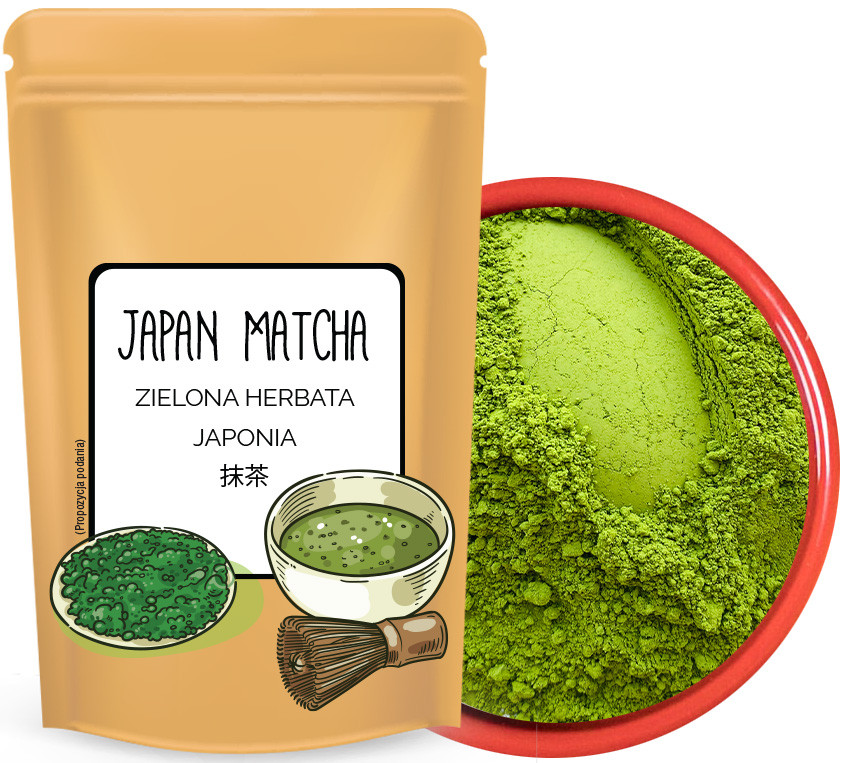 Japonská Matcha Čaj Originální 100 gramů Lahodný Zelený Prášek Čaj