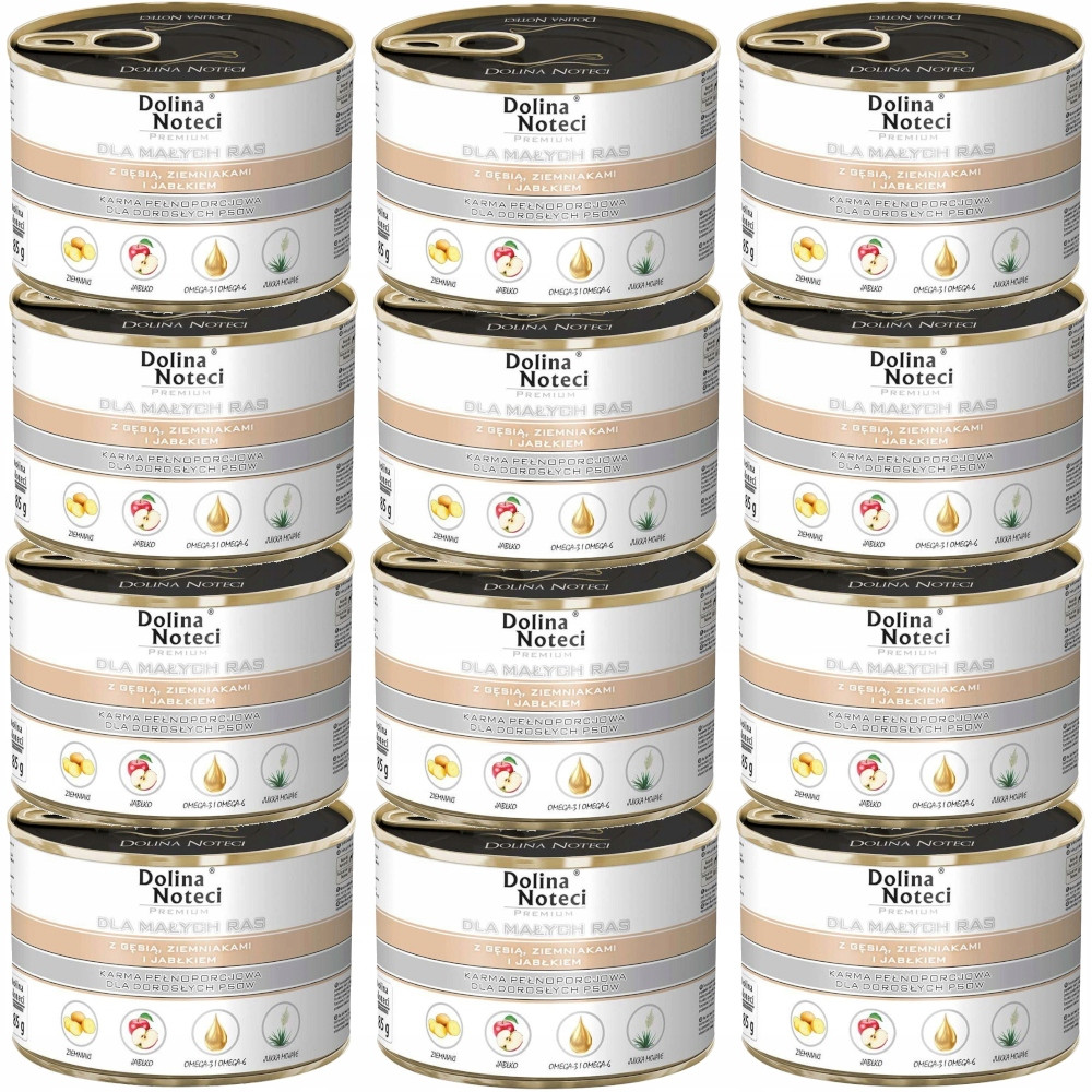 Dolina Noteci Premium malá plemena husa 12x185g