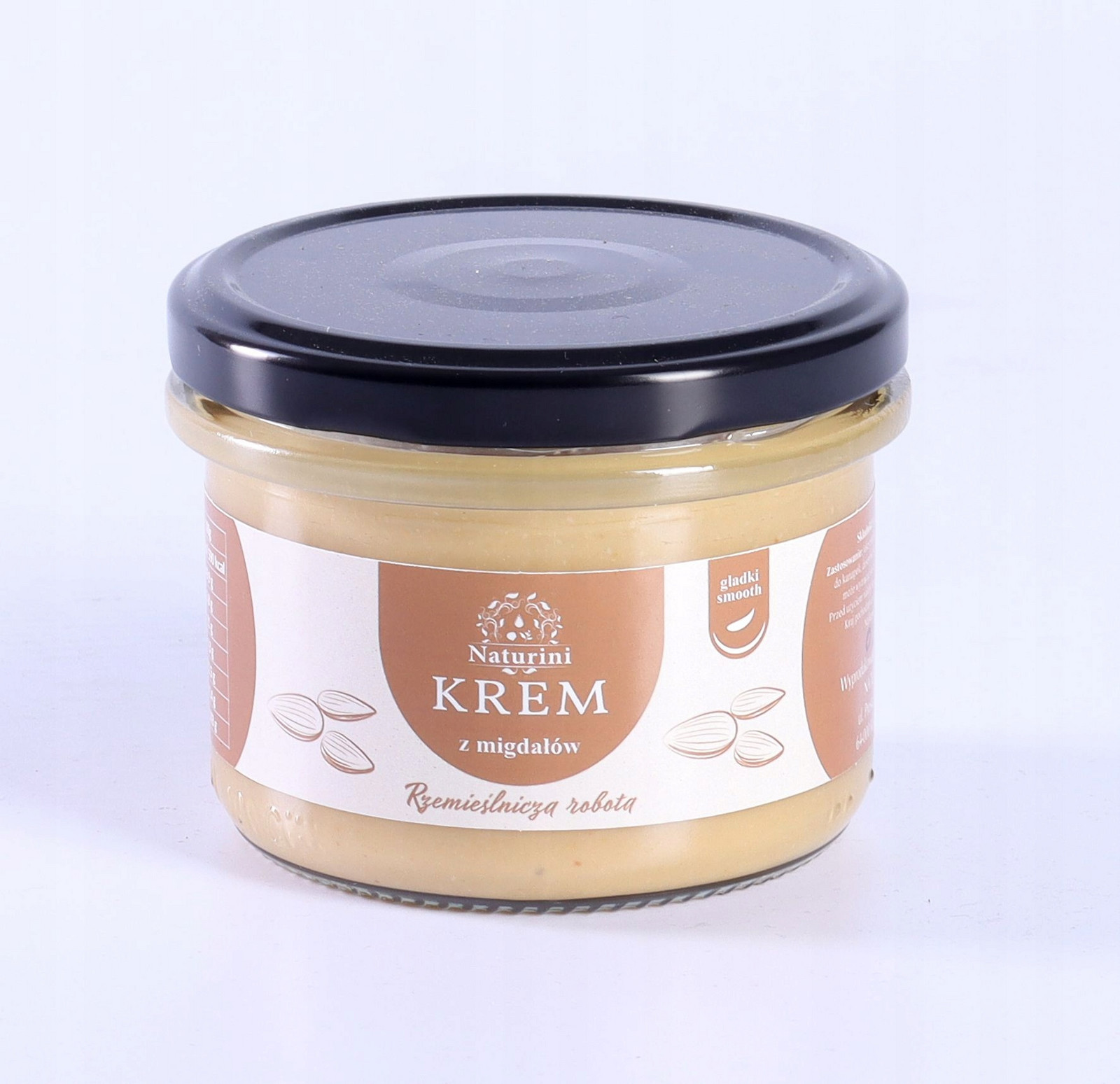 Krém Mandlová pasta 100% přírodní Smooth 530g