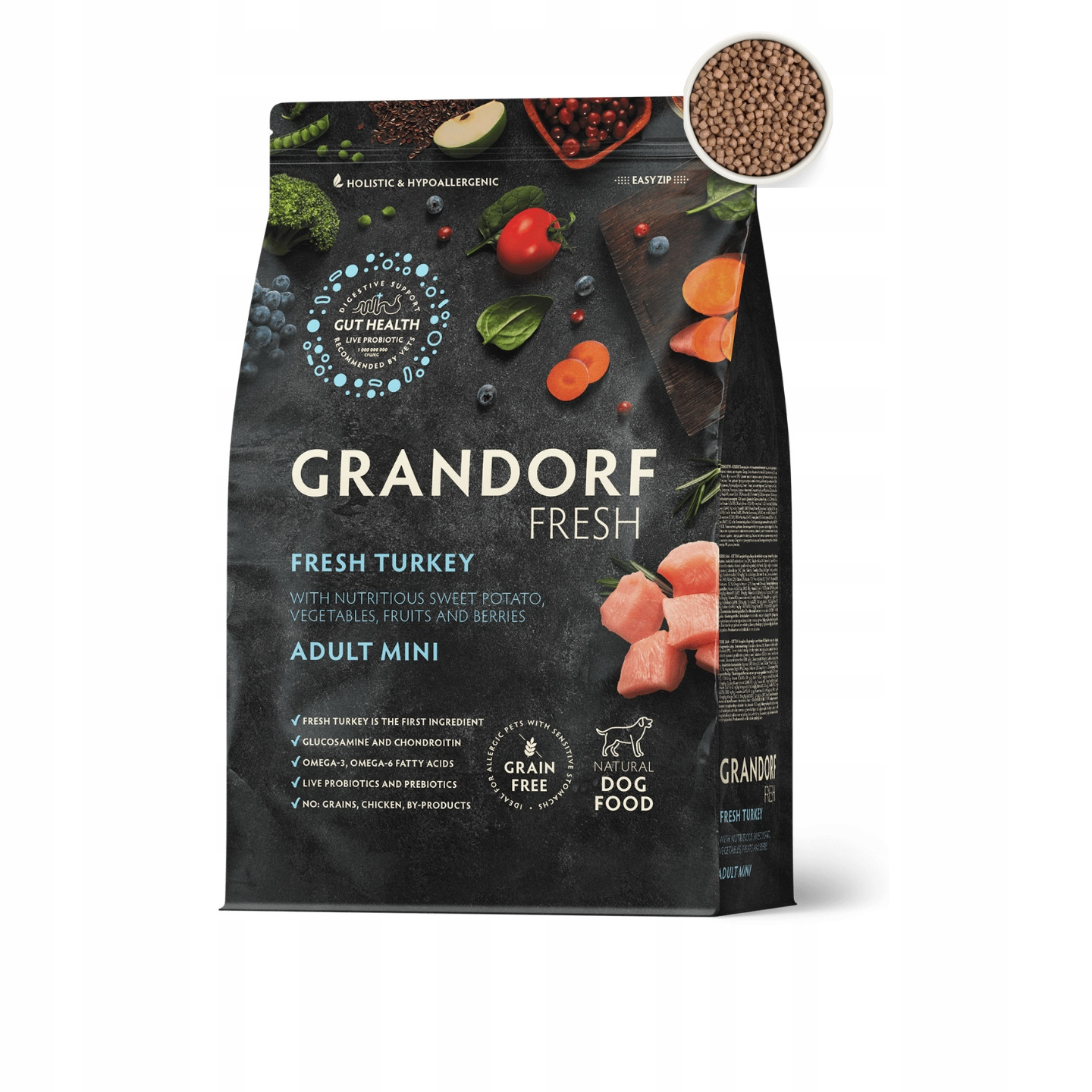 Grandorf Čerstvá krůta dospělá mini plemena 3 kg