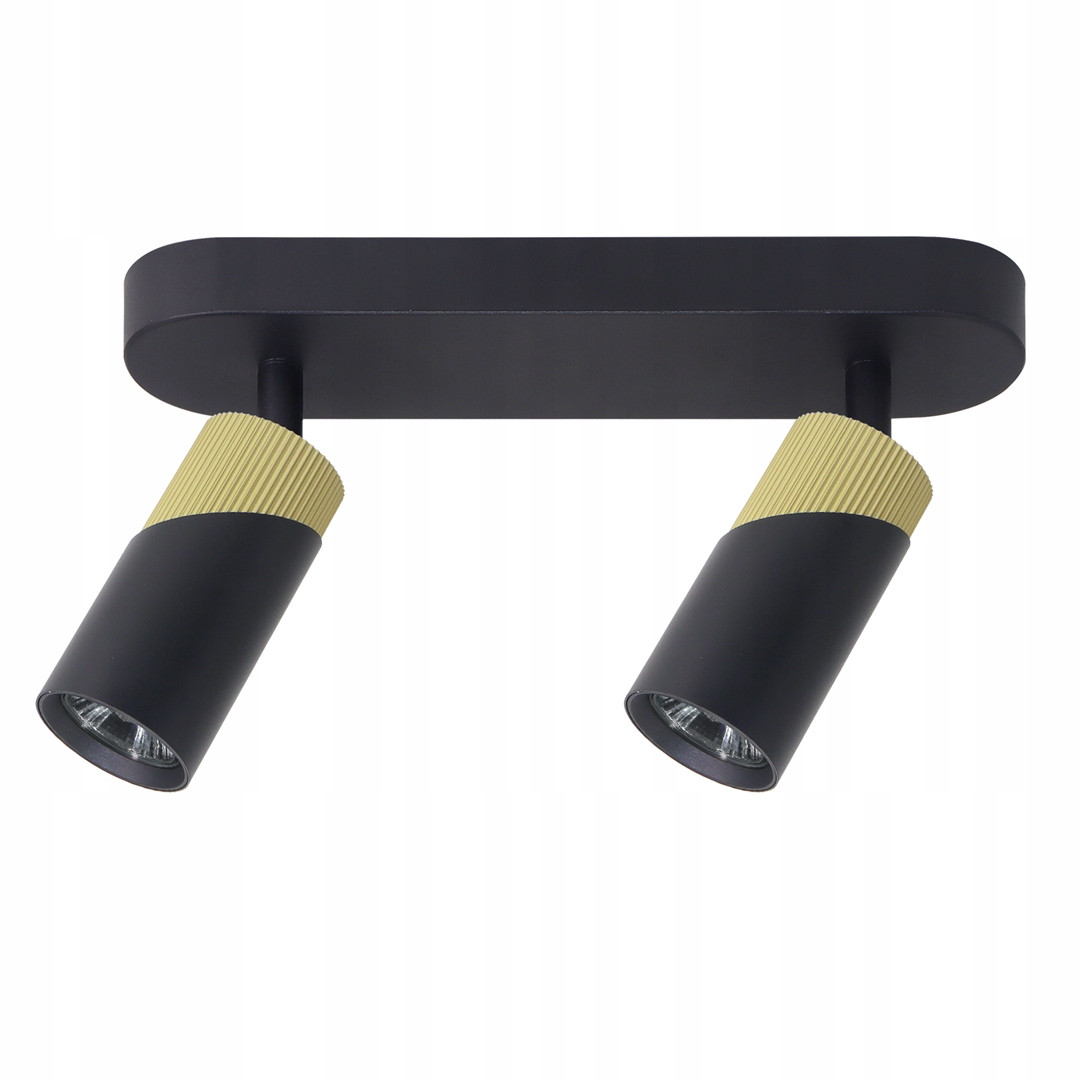 ML0281 Spot osvětlení 2xGU10 černá-zlatá Neo Eko-light