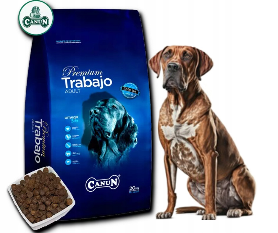 Canun Trabajo 20 kg prémiové krmivo pro energické a lovecké psy