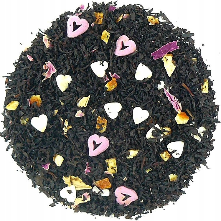 Čaj Černý Yunnan Black Ti Amo Srdíčka pivoňka 1kg