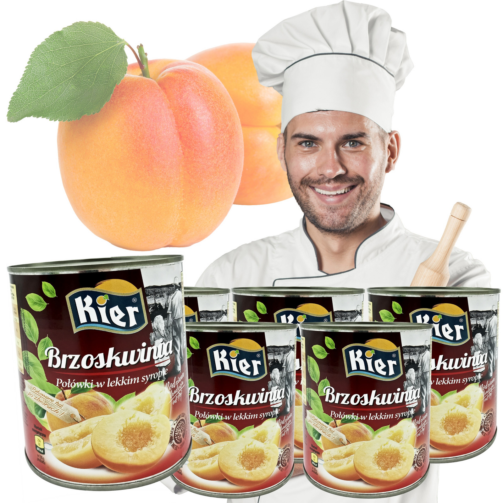 Broskve Půlky V Lehkém Sirupu 6X2650G