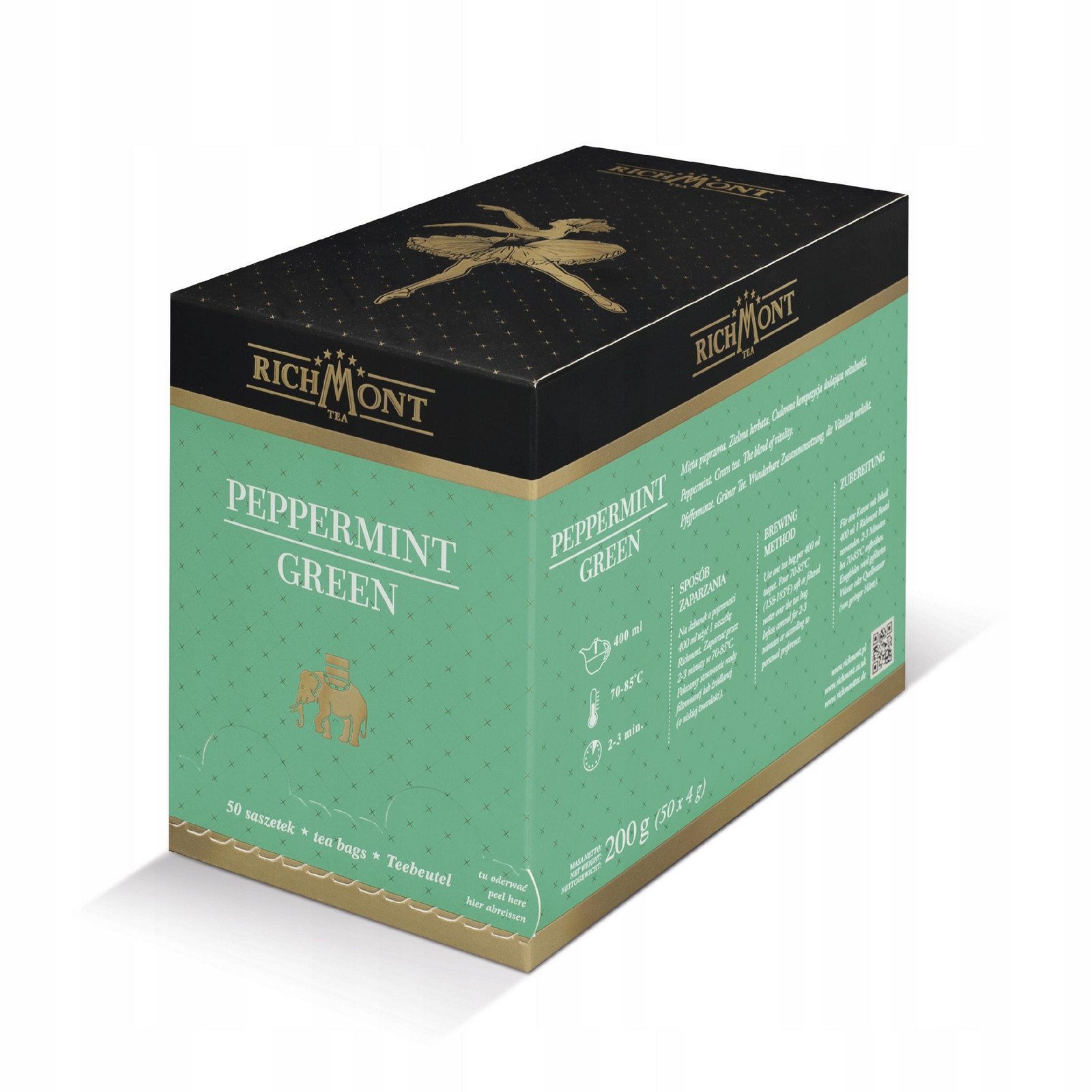 Čaj Peppermint Green 50 ks Richmont