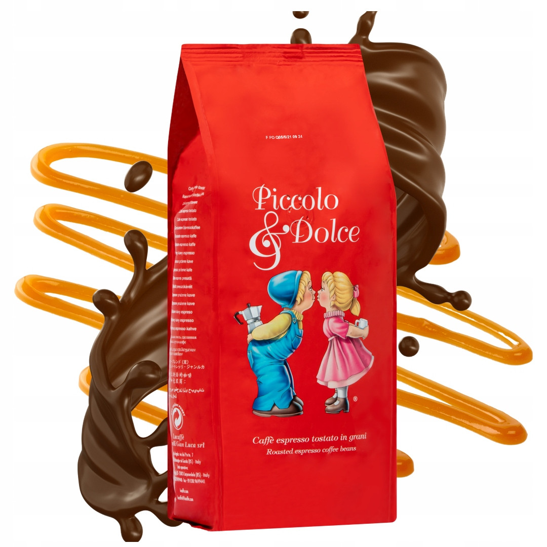 Káva zrnková Lucaffe Piccolo e Dolce 1kg 90% Arabica 10% Robusta Italská