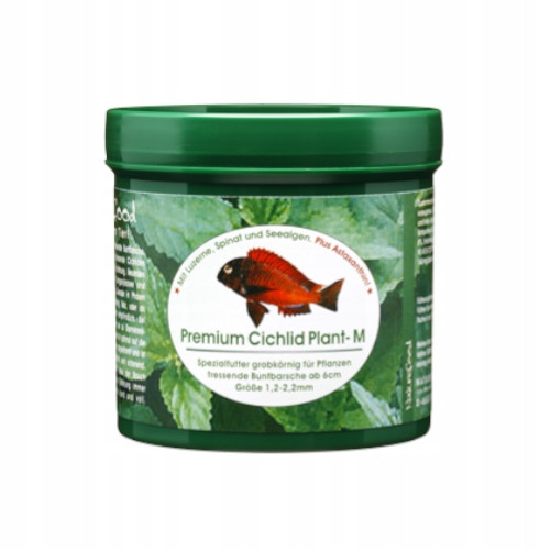 Naturefood Premium Cichlid Plant M Rostlinné granule pro ošetřovatele 200g