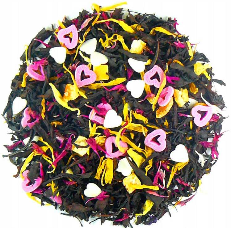 Čaj Černé srdíčka Poděkování dárek 1kg