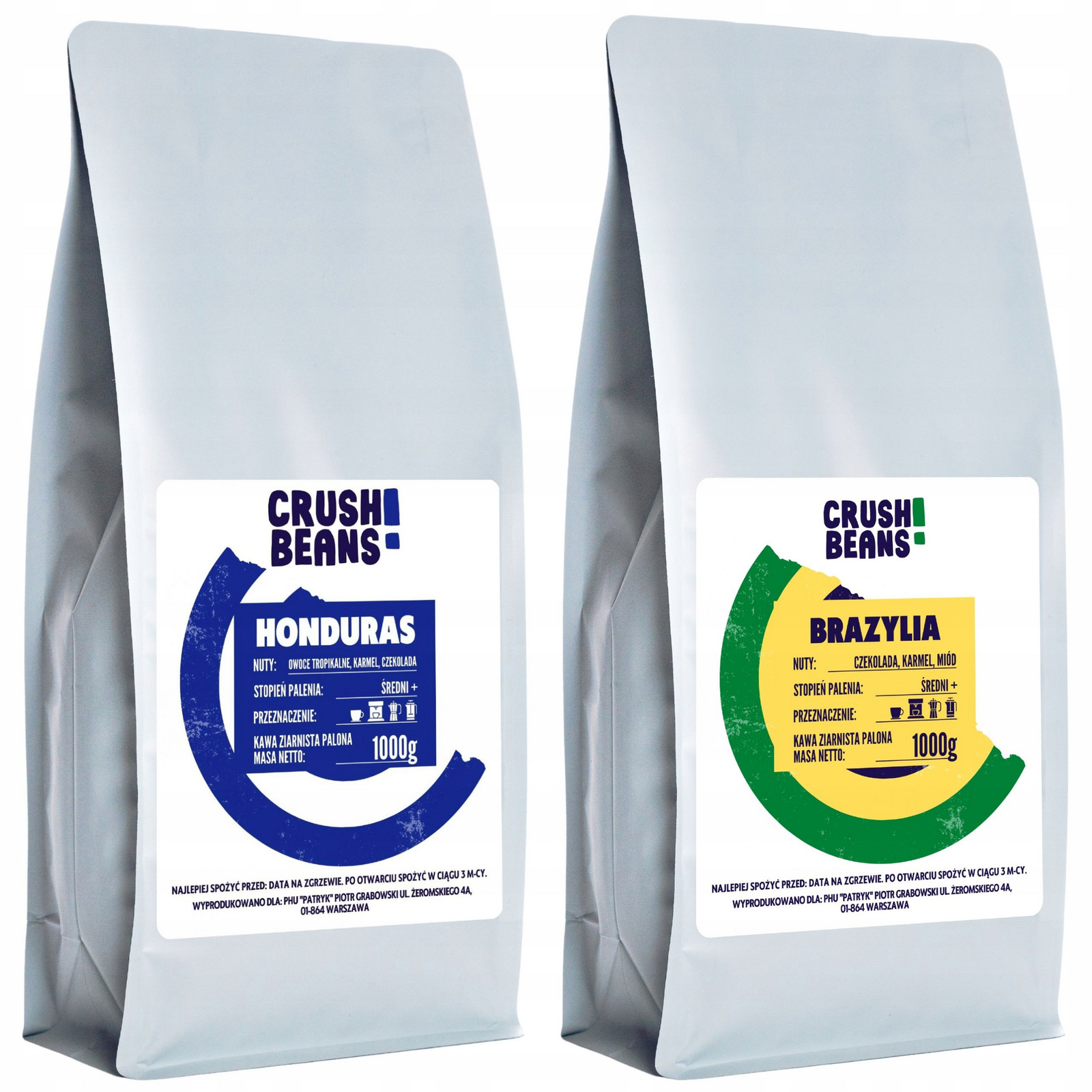 Zrnková káva arabica 2kg Brazylia Honduras