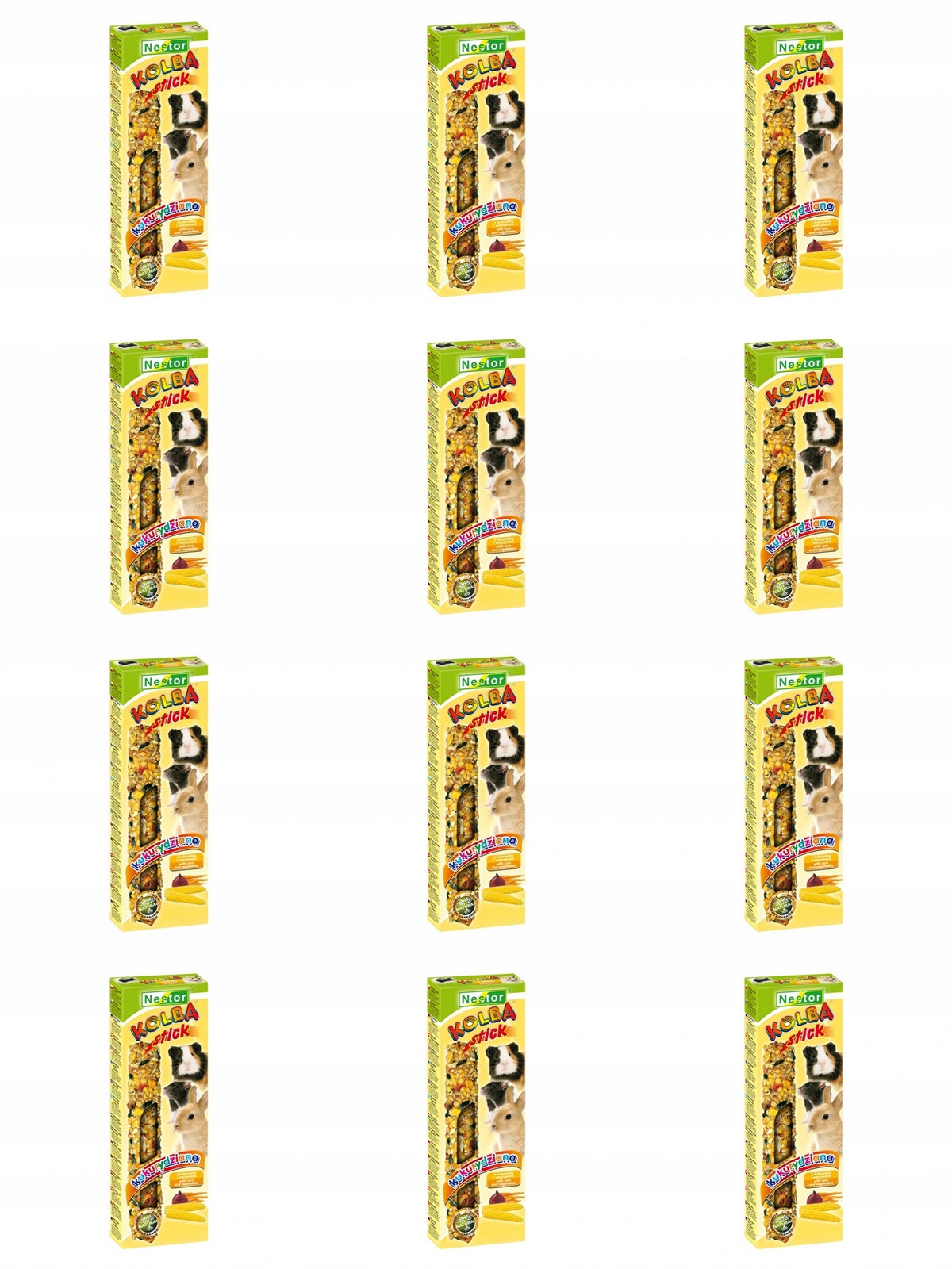 Nestor baňka hlodavců kukuřičná zeleninou 12 Ks