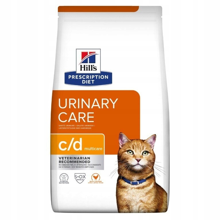 Hill's Prescription Diet C/D Chicken Urinary Care suché krmivo pro kočky 3 kg
