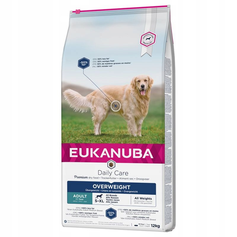 Suché krmivo Eukanuba Daily Care pro dospělého psa s nadváhou