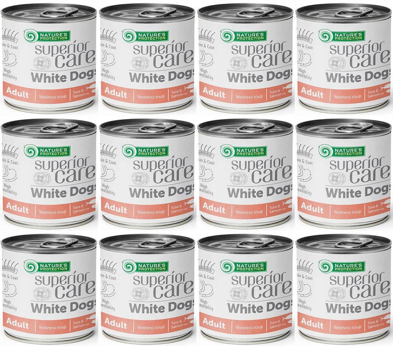 Nature's Protection Polévka z bílého lososa 12 x 140 ml