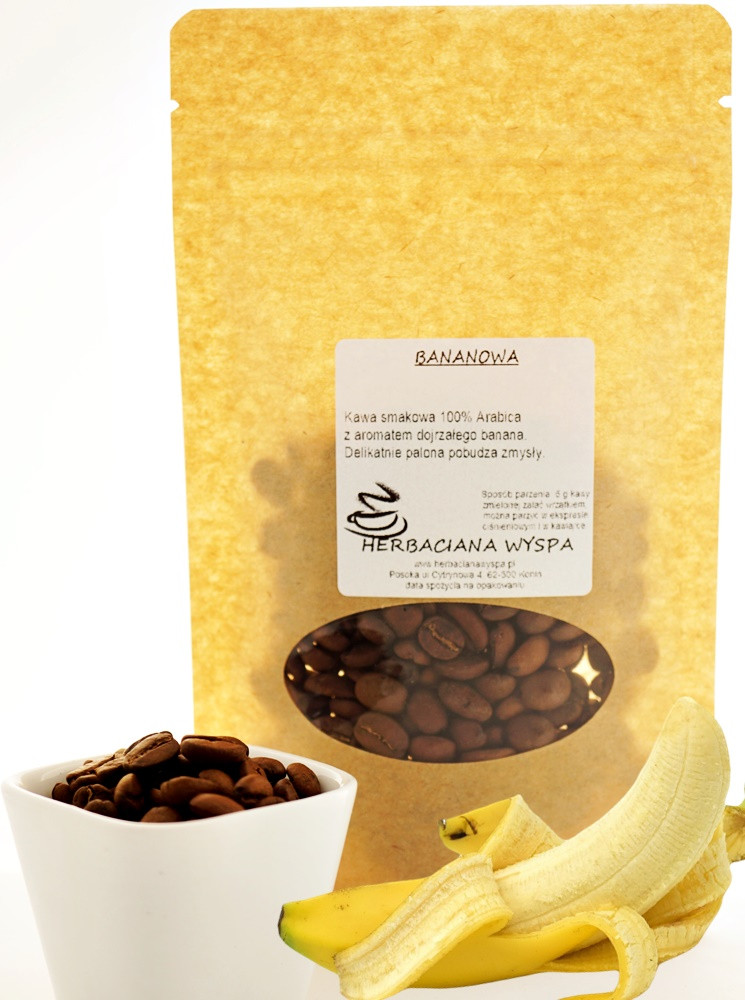 Banánová 1 kg zrnitá Arabika neobvyklá lahodná