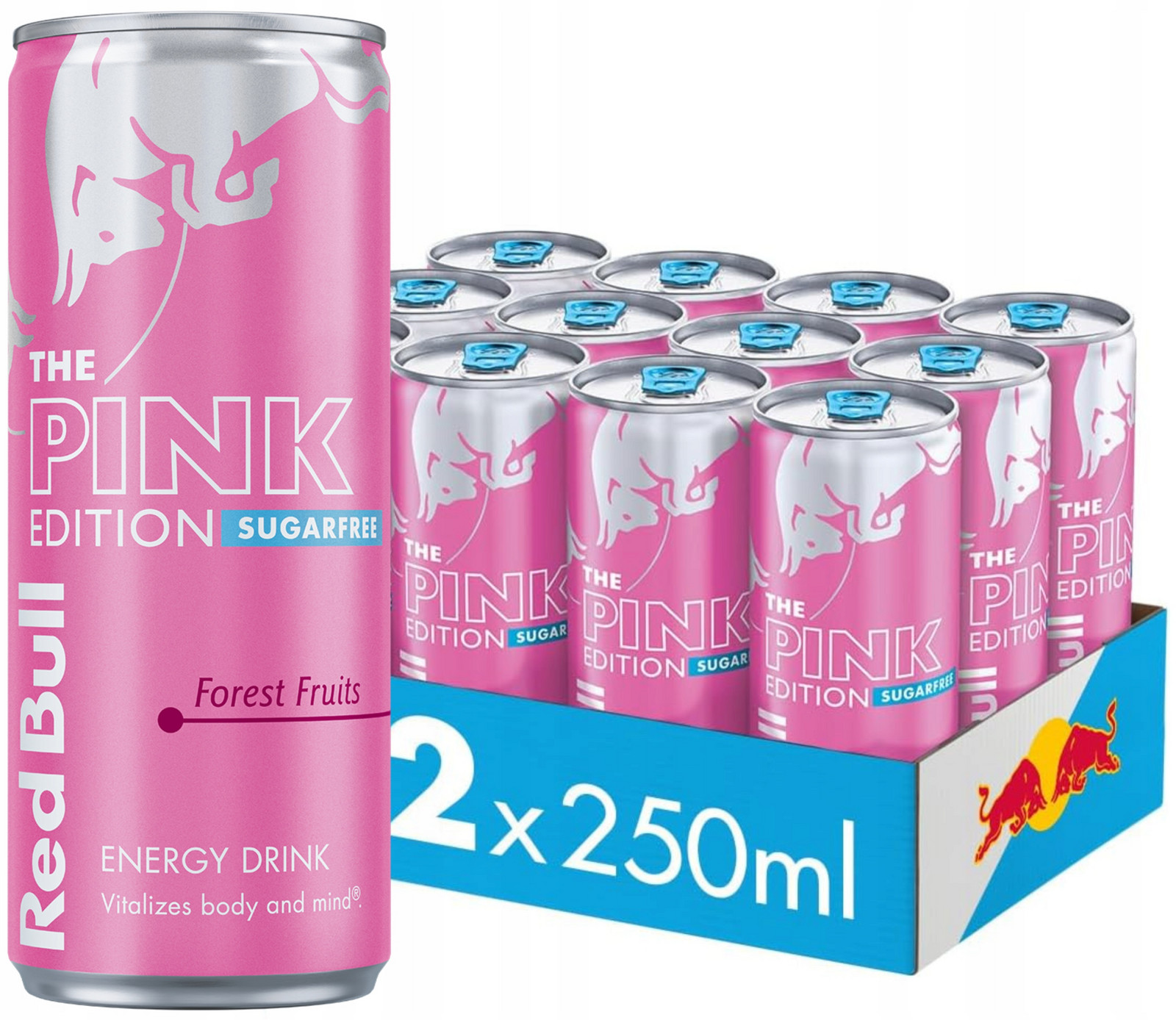 Red Bull The Pink Edition Sugarfree Forest Fruits 12×250ml