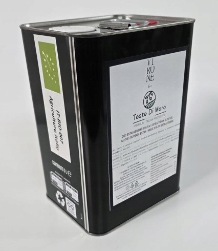 Italský Bio Olivový olej Extra Virgin 100% 3L Čerstvá Sklizeň