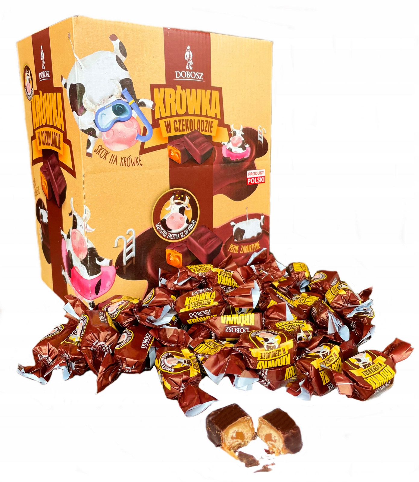 Bonbón Krówka v čokoládě 3 kg Dobosz