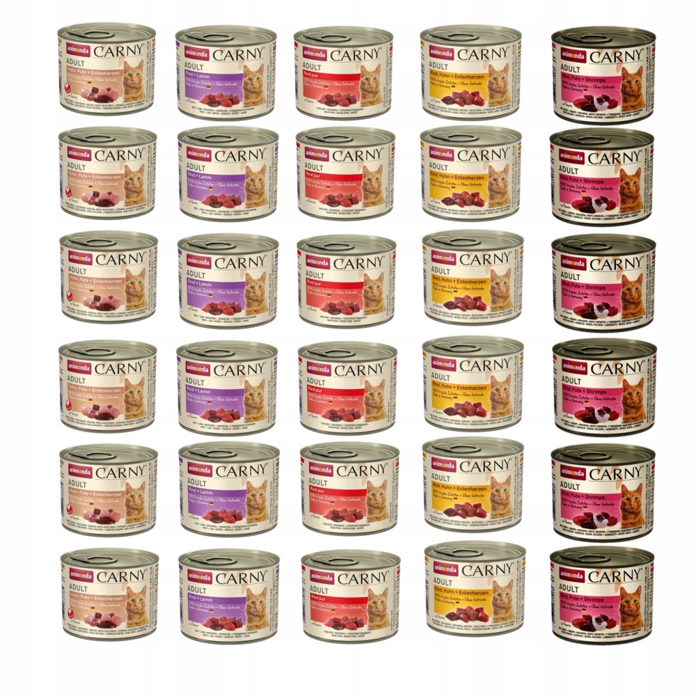 Mokré krmivo pro kočky Animonda Carny Adult mix chutí 30x200 g