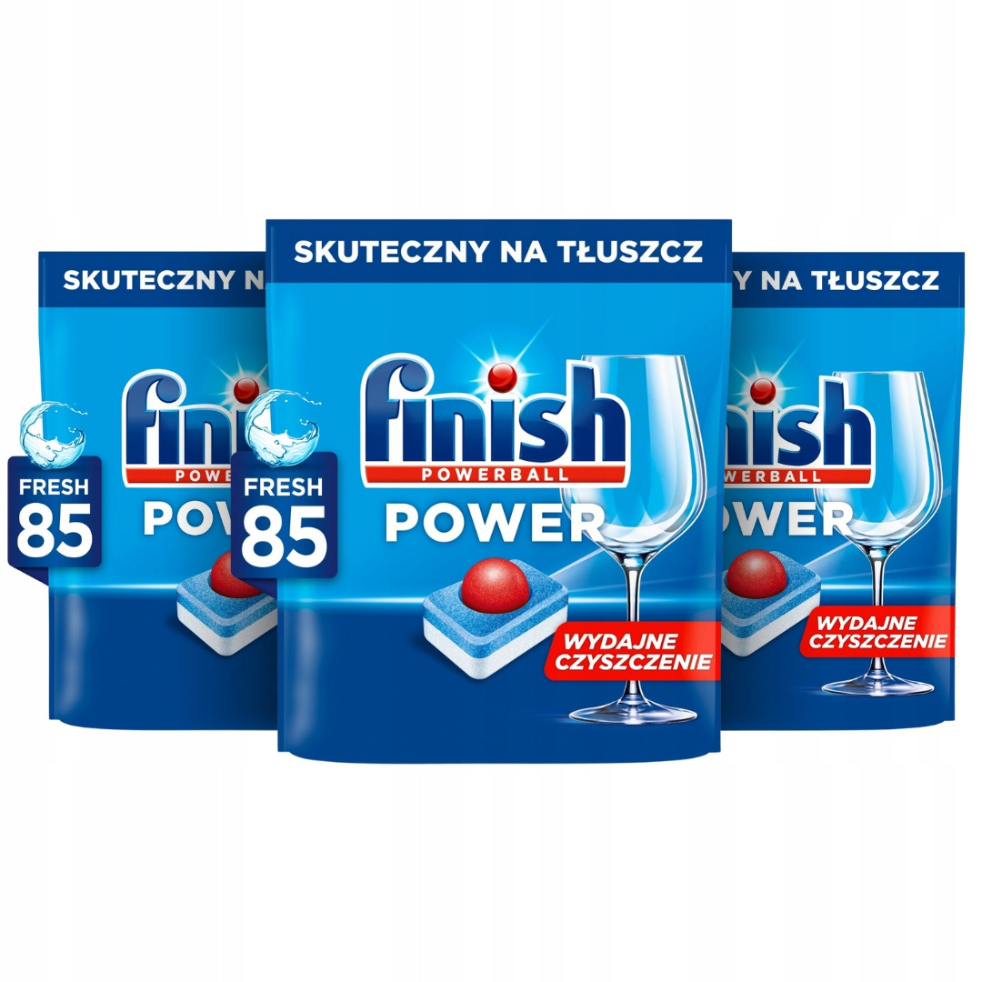 Finish tablety do myčky Power All in 1 Fresh Set 255ks