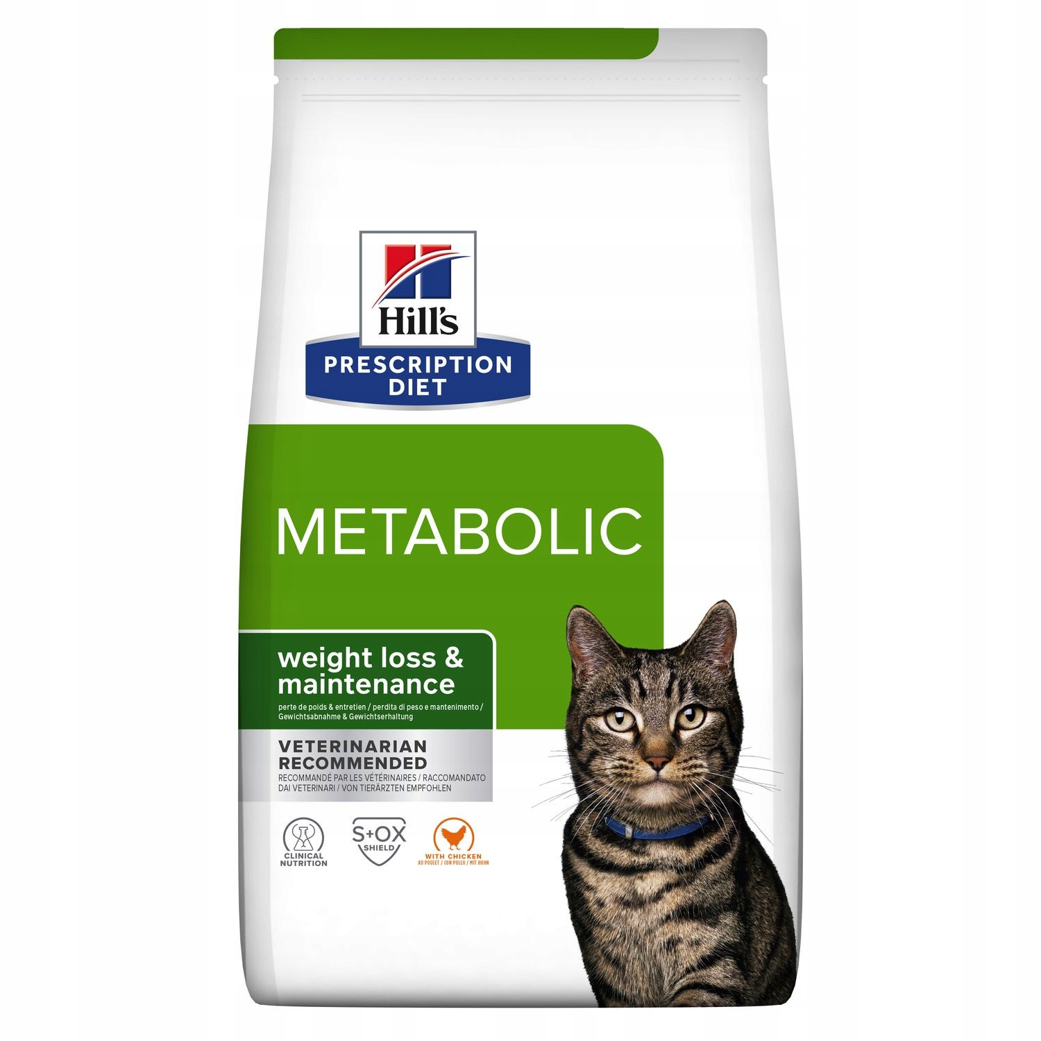 Hill's Prescription Diet Metabolic suché krmivo pro kočky 3 kg