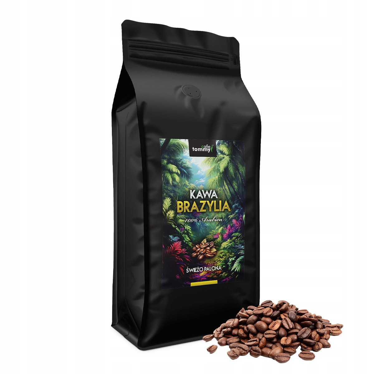 Tommy Cafe Káva Zrnková 100% Arabica Brazílie 1kg