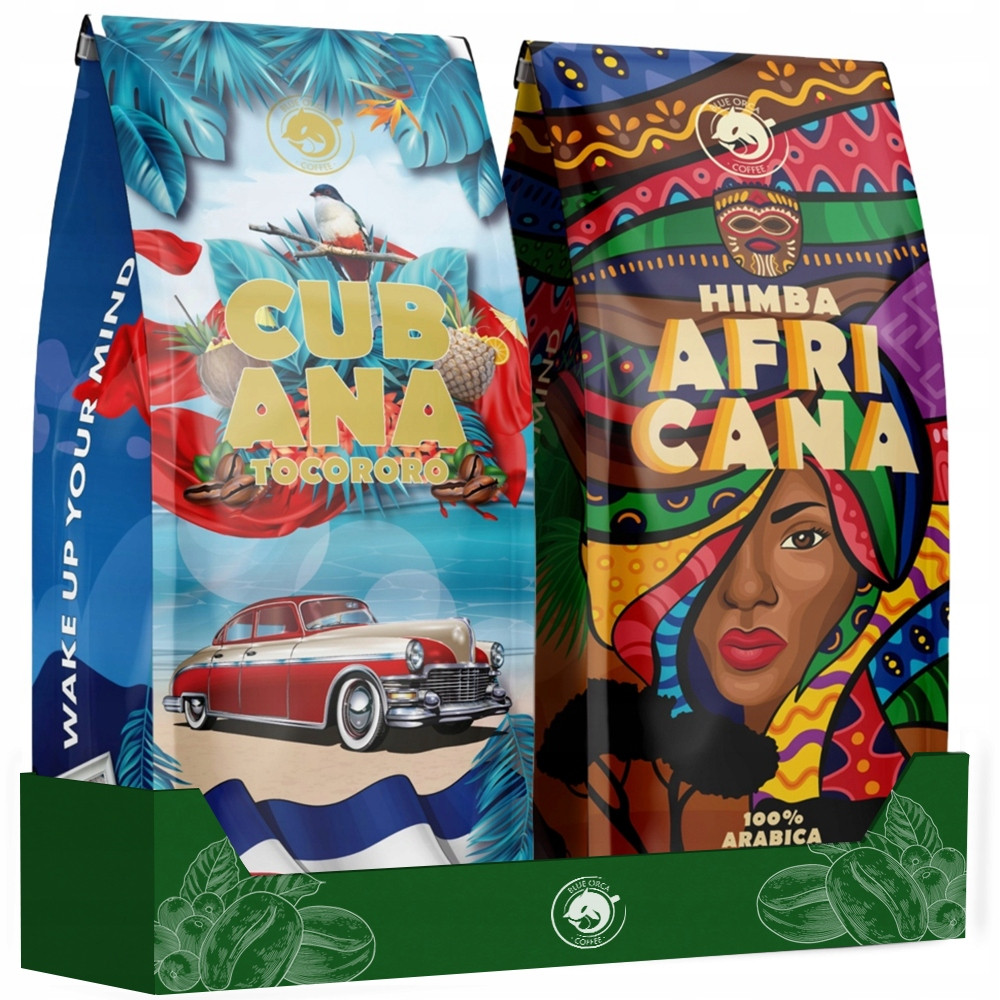 Káva Sada 2 Kg Čerstvě Pražená Z Pražírny Kávy Blue Orca Coffee