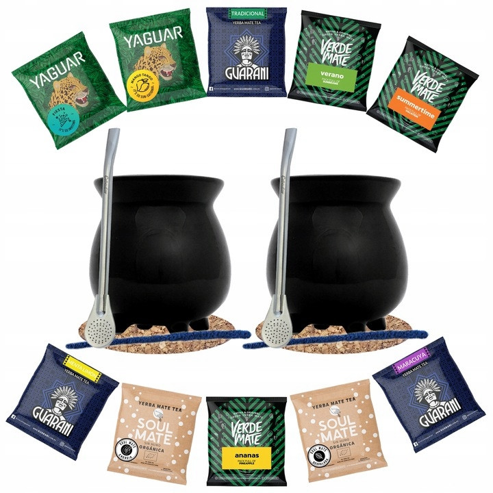 Sada Yerba Mate Green Matero bombilla pro dva