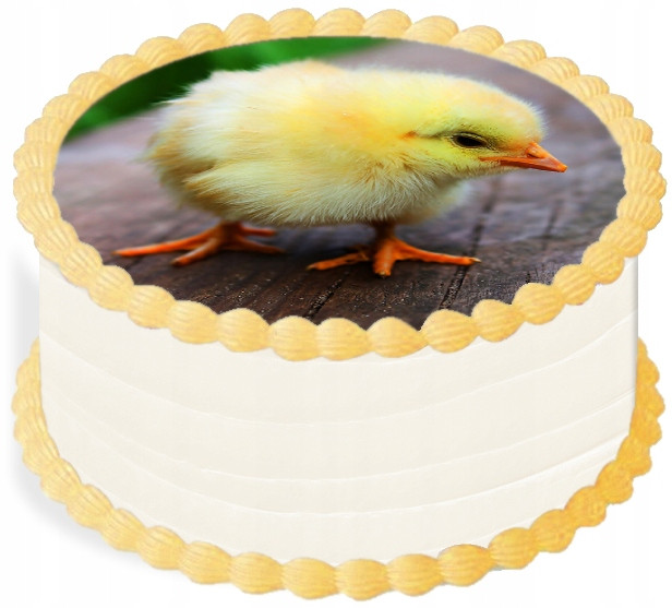 oplatek na dort 20 cm Zvířata Farma Kuře