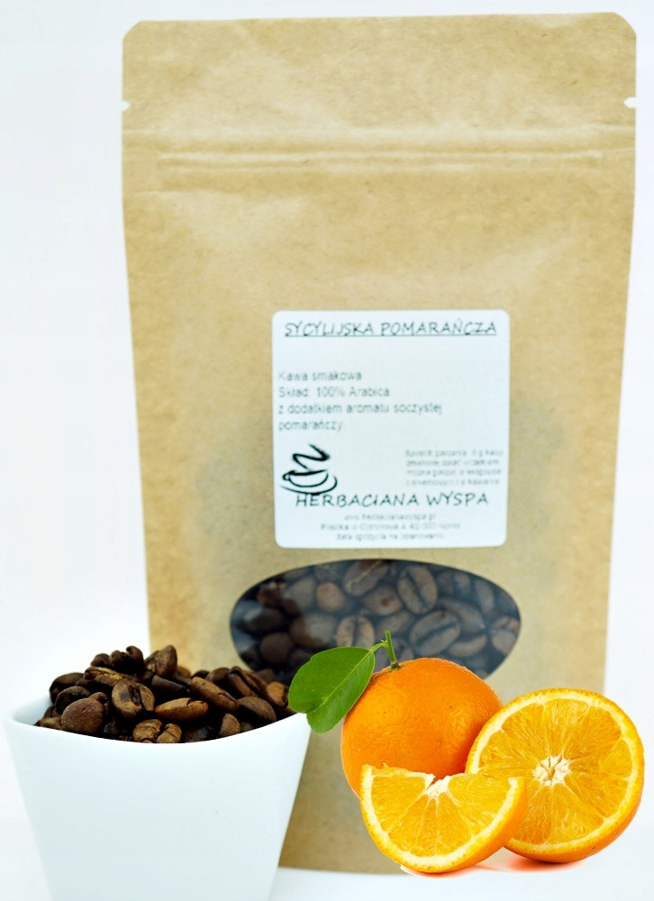 Káva Sicilská Pomeranč 500 g zrnková-meleme