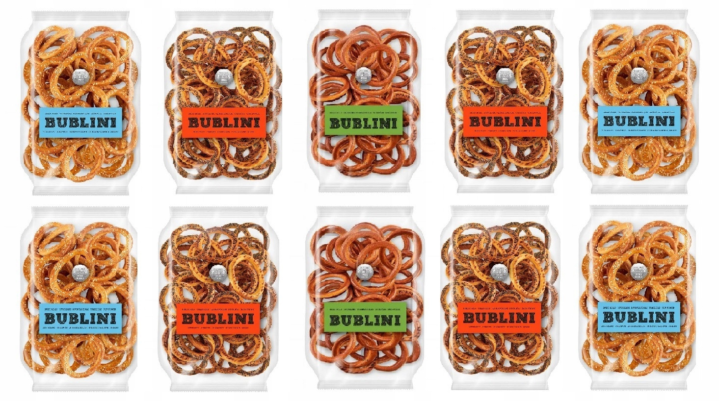 10x Obvařanky Bublini 375 g Ruční Výroba Sofio Set MIX