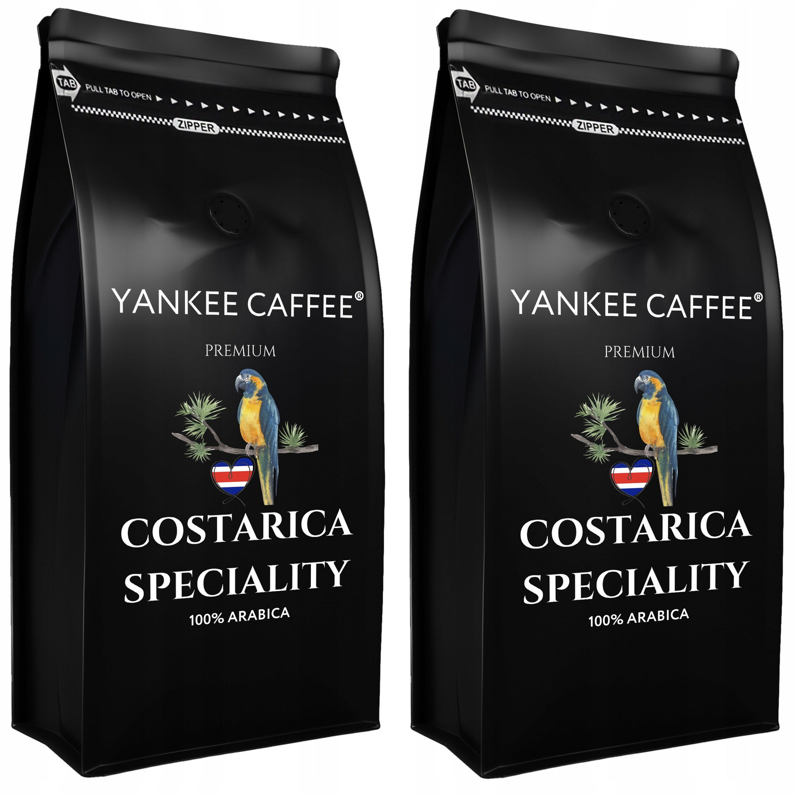 Káva zrnková 2kg Arabica Costarica Speciality (2x1kg) vypalovaná podle Sca