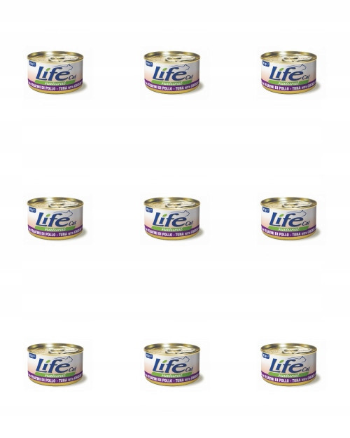 Life Cat Plechovka 85g Tuňák Játra 9ks