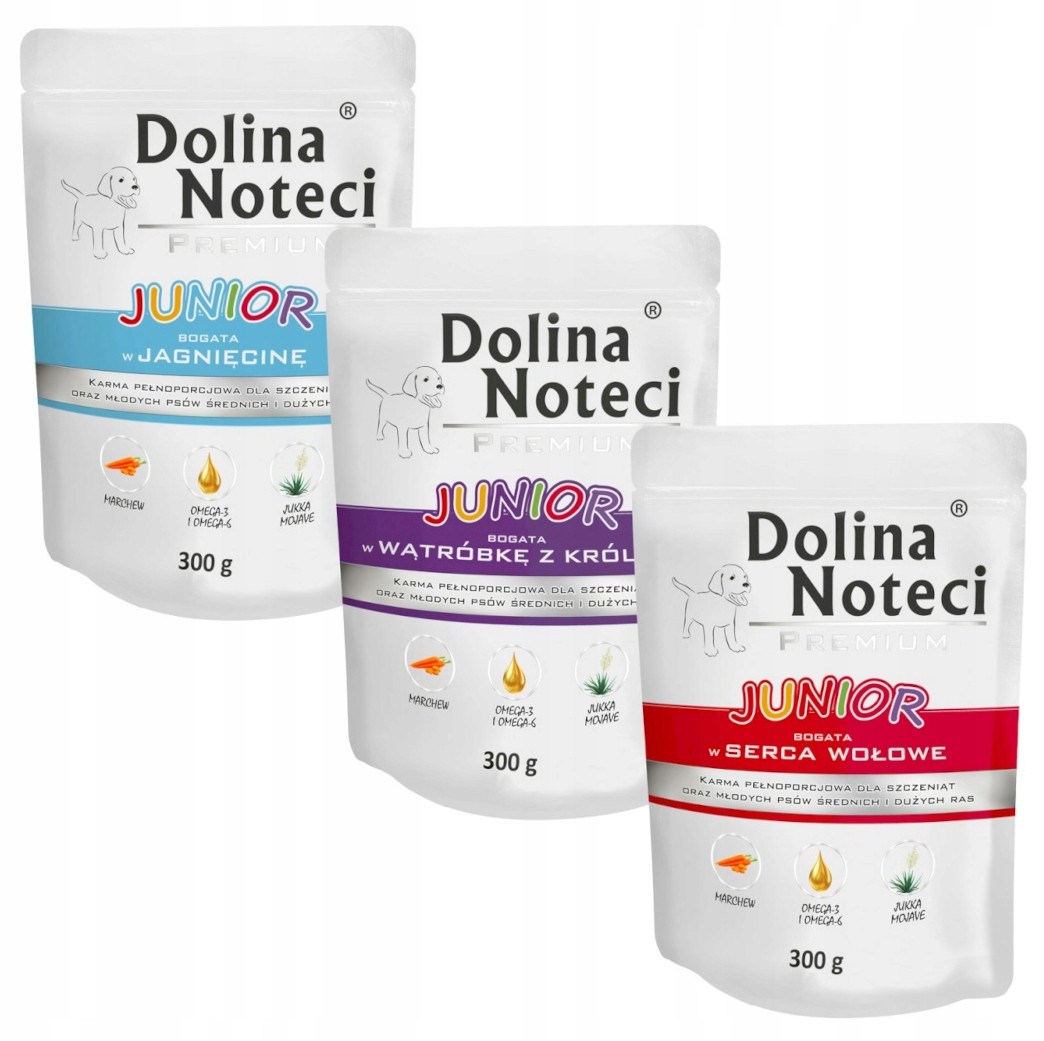 Dolina Noteci Premium Junior Mix chutí 10x300g pro štěňata