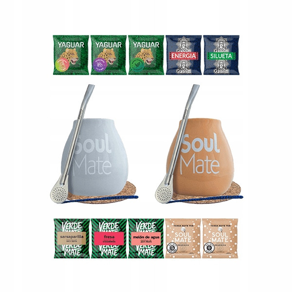 Sada Yerba Mate pro dva Soul Mate 10x50g