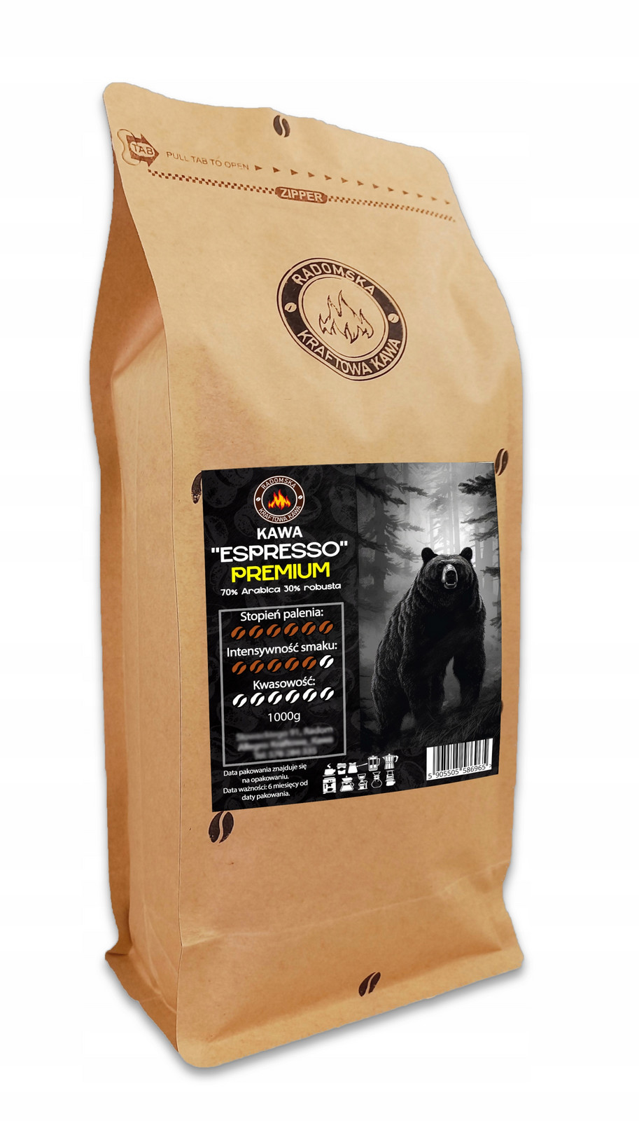 Espresso Premium 1000g Blend 70/30 Classic