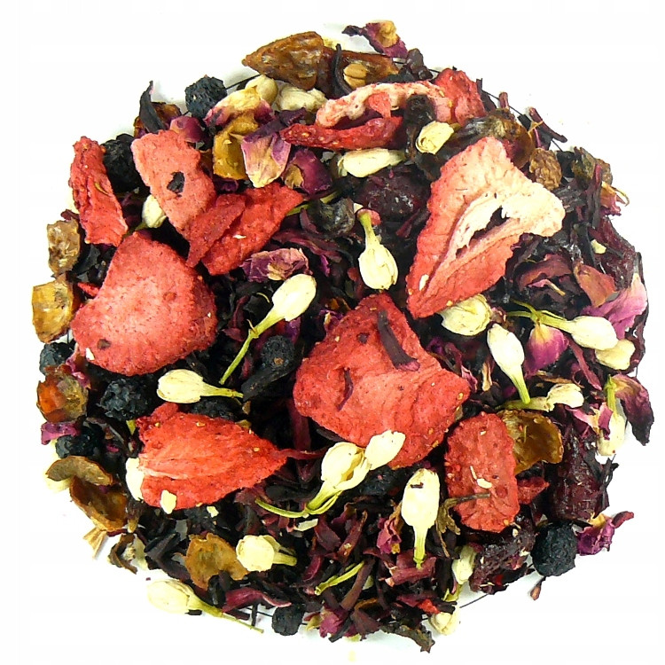 Čaj Ovocný Enigma Brusinky jasmín Růže Jahoda 1 kg