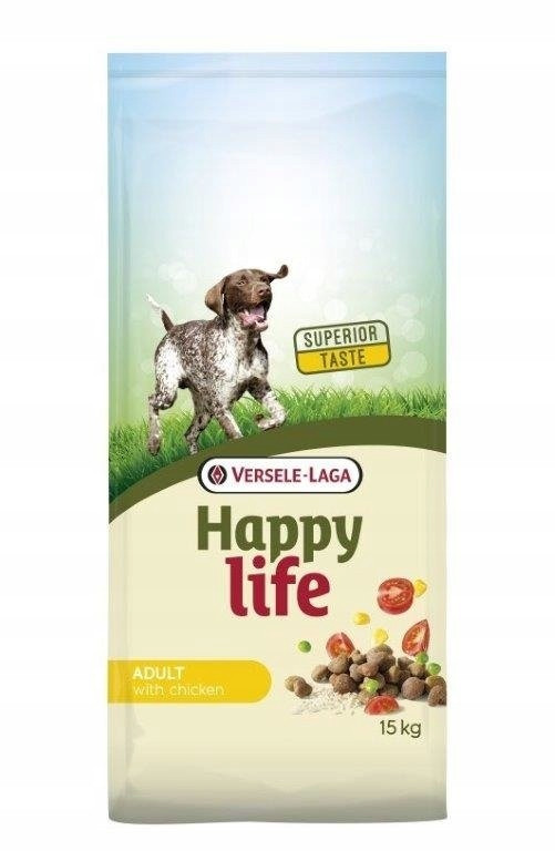 Versele-laga Happy Life Adult Kuřecí suché krmivo 15kg