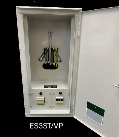 Elektroměrový rozvaděč AROVA SERVIS ES/VP 3 25A/3 stojatý pro PRE šedý