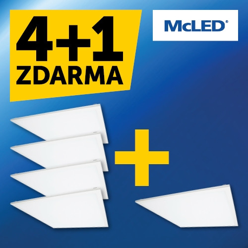 LED panel McLED Office 6060 E 40W 4000K neutrální bílá ML-413.322.32.0 AKCE 4+1