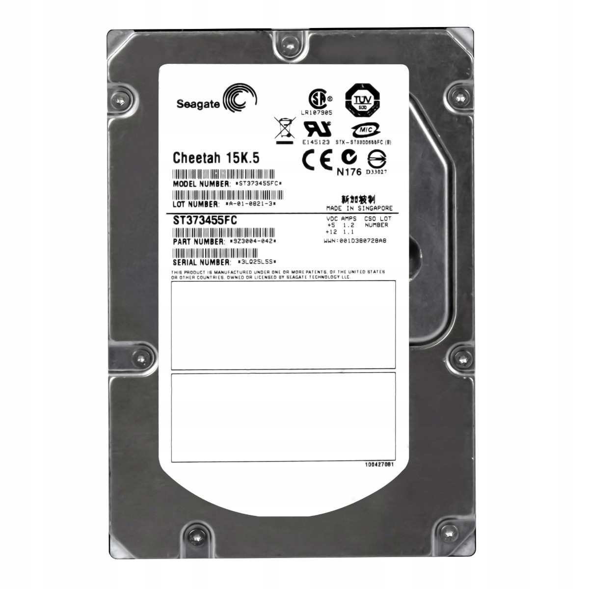 Seagate Cheetah 15K.5 73GB 15K 8MB Fc 3.5