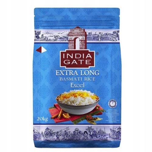 Rýže basmati dlouhá Excel Extra Long India Gate 20kg